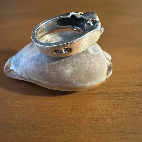 LAGOS garnet sterling silver ring - Picture 5 of 5